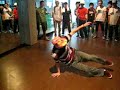 bboy born freestyling at his skool