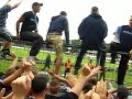 Der Gästeblock beim 3:0 Ausärtssieg in Paderborn am 33. Spieltag - Saison 2006/07
