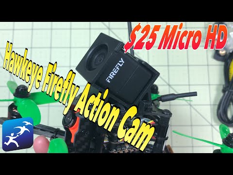 Hawkeye Firefly ULTRALIGHT Action Cam! $25 and light enough to use on almost anything!