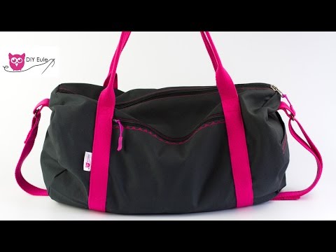 Dufflebag Sporttasche nähen / DIY Eule