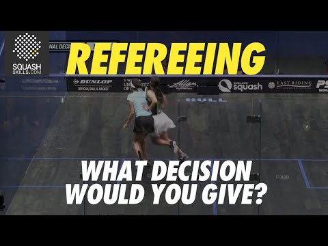 Squash Refereeing: Nour El Sherbini v Nouran Gohar - Yes let