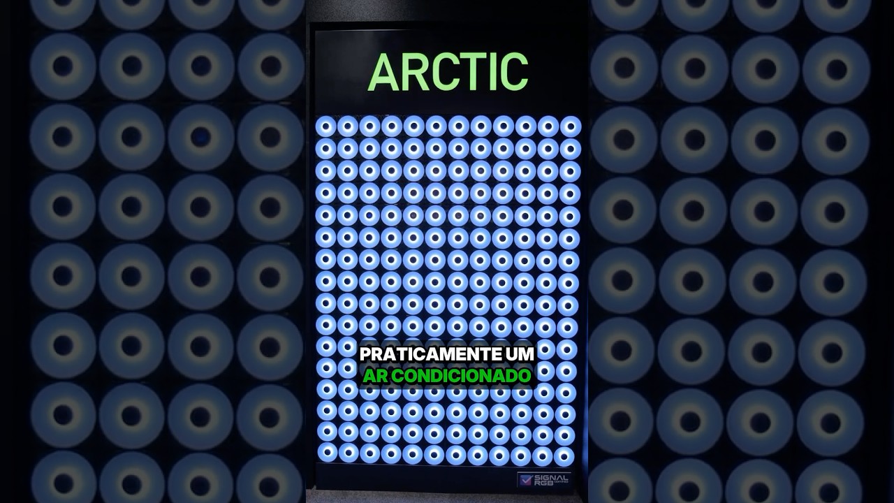 Uma parede de FANS?! Conheça as fans reversas da ARCTIC e outros produtos!