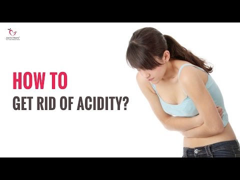 how to get rid acidity