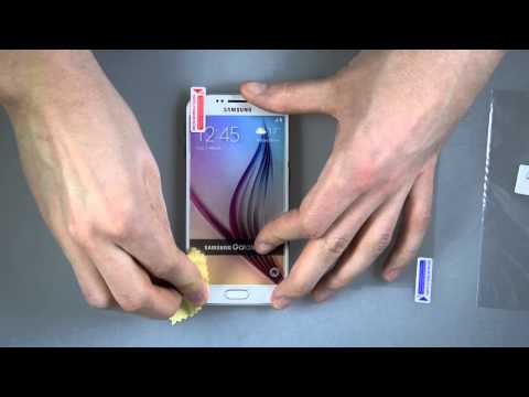 Samsung Galaxy S6 - Schutzfolie blasenfrei anbringen (Tutorial)
