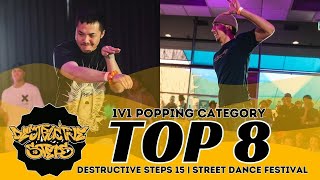 Jackson vs Jiggy Jaya – DESTRUCTIVE STEPS 15 1V1 POPPING TOP8