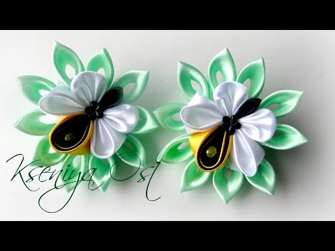 Резиночки из атласных лент своими руками мастер 64