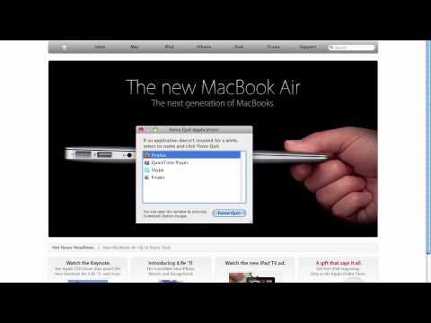 how to force quit on mac shortcut