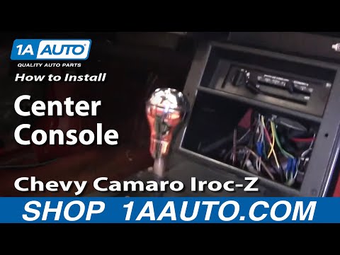How to Remove Replace Center Console Chevy Camaro Iroc-Z 82-92 1AAuto.com