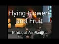 Ethics air freight of food and flowers and carbon offsetting
