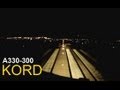 Night Noseview Takeoff A330-300 O'Hare