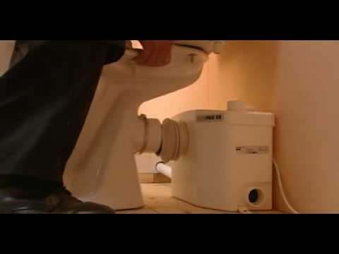 how to vent saniflo toilet