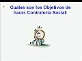 Contraloría Social