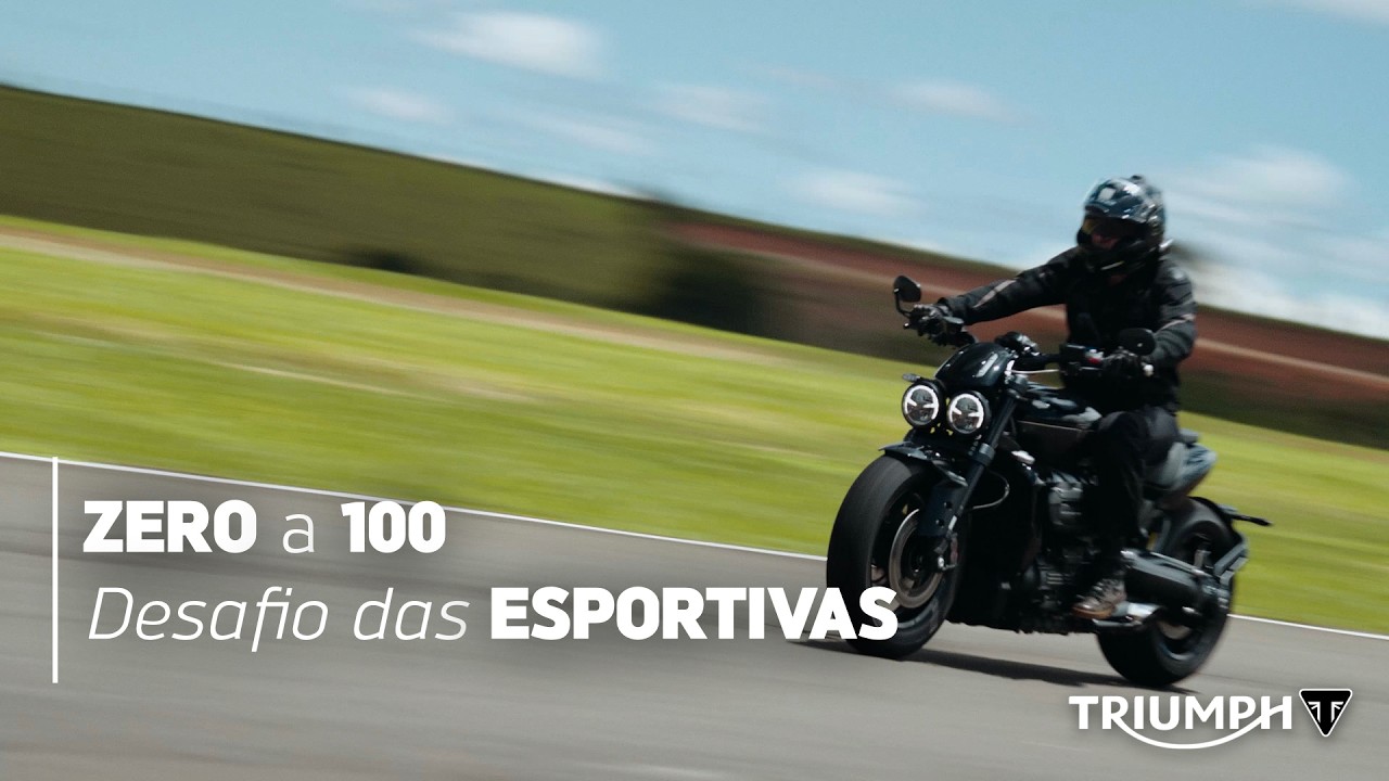 Qual moto esportiva Triumph é a mais rápida? Rocket 3 R desafia rivais