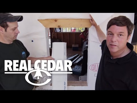 how to install tyvek drainwrap