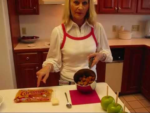 Betty's Caramel Apples with Vanilla Rum Peanuts Recipe
