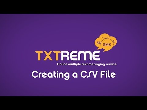 how to create csv file