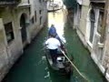 Singing Gondolier in Venice