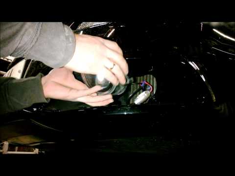 How to change or install fog light, led bulb H11 in Audi A6 2011 + extra canbus resistor (no error)