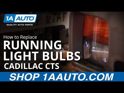How to Change the Bulb in your 03-07 Cadillac CTS Fog, Daytime Running Signal Light 1AAuto.com
