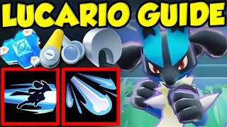 *UPDATED* POKEMON UNITE LUCARIO GUIDE! BEST Pokemon Unite Lucario Moveset and Item Guide by Verlisify