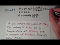 Applications of the Ideal Gas Law: Molar Mass of a Gas