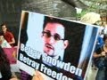 Hundreds turnout to support Edward Snowden in ...