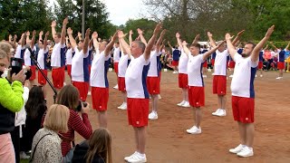 Sokolský slet Moravičany - Před kamerou