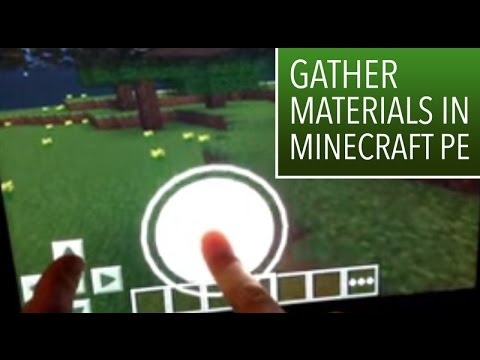 Minecraft PE: 1: How to gather the materials to build a house