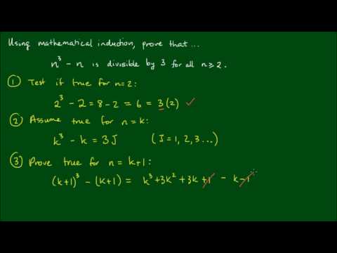 how to prove using mathematical induction
