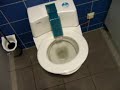 Self cleaning german toilet