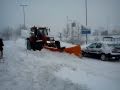 snöröjning/snowremoval case IH 180 cvs with tellefsdal vikplog/v-plow and valtra 6350 clip 1