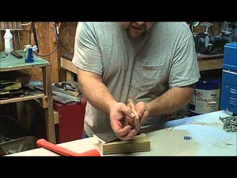 how to fasten an axe handle