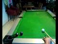 Pool trick shot at Koh Samui