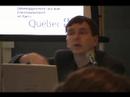 lise michaud, du cver, demandant � michel ouellet, hydrog�ologue du minist�re du d�veloppement durable, de l'environnement et des parcs, s'il ne serait pas plus logique de d�contaminer la zone la plus touch�. elle lui demande des questions concernant l'impact de pompage de l'eau de la nappe phr�atique dans la zone contamin� sur le fonctionnement de l'utes (usine de traitement des eaux souterraines).

soir�e d'informations du 4 d�cembre 2007 � mercier