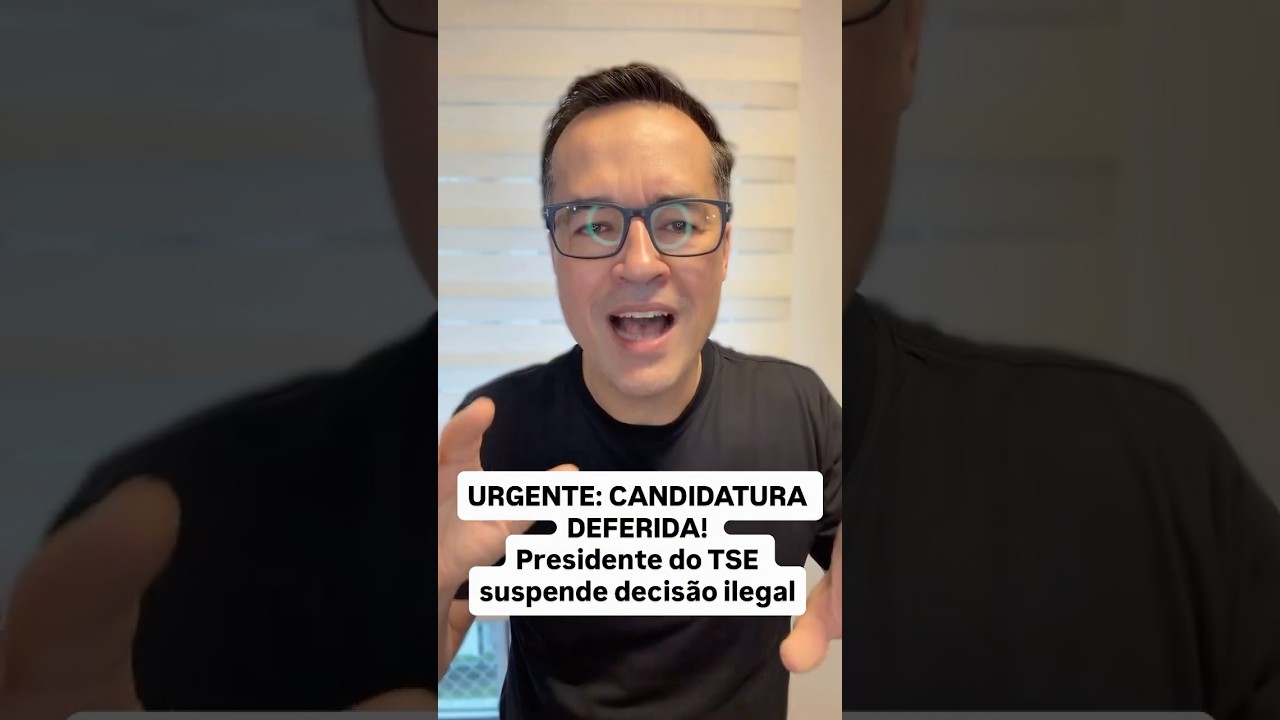Presidente do TSE reverte decisão ilegal do ministro amigo de Lula e Moraes. COMPARTILHE!!!