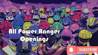All power rangers openings (1993 - 2019)