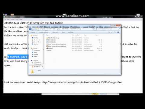 how to repair nba 2k13