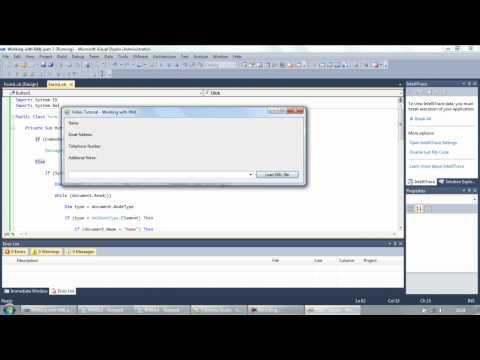 how to read xml file in vb.net