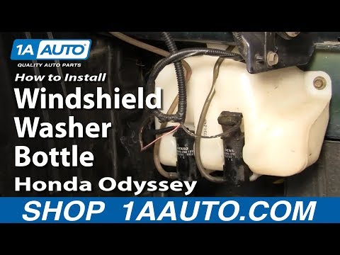 How To Install Replace Windshield Washer Bottle Honda Odyssey 99-04 1AAuto.com