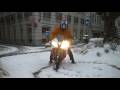 videos de Yamaha R6 Burnout sulla NEVE!