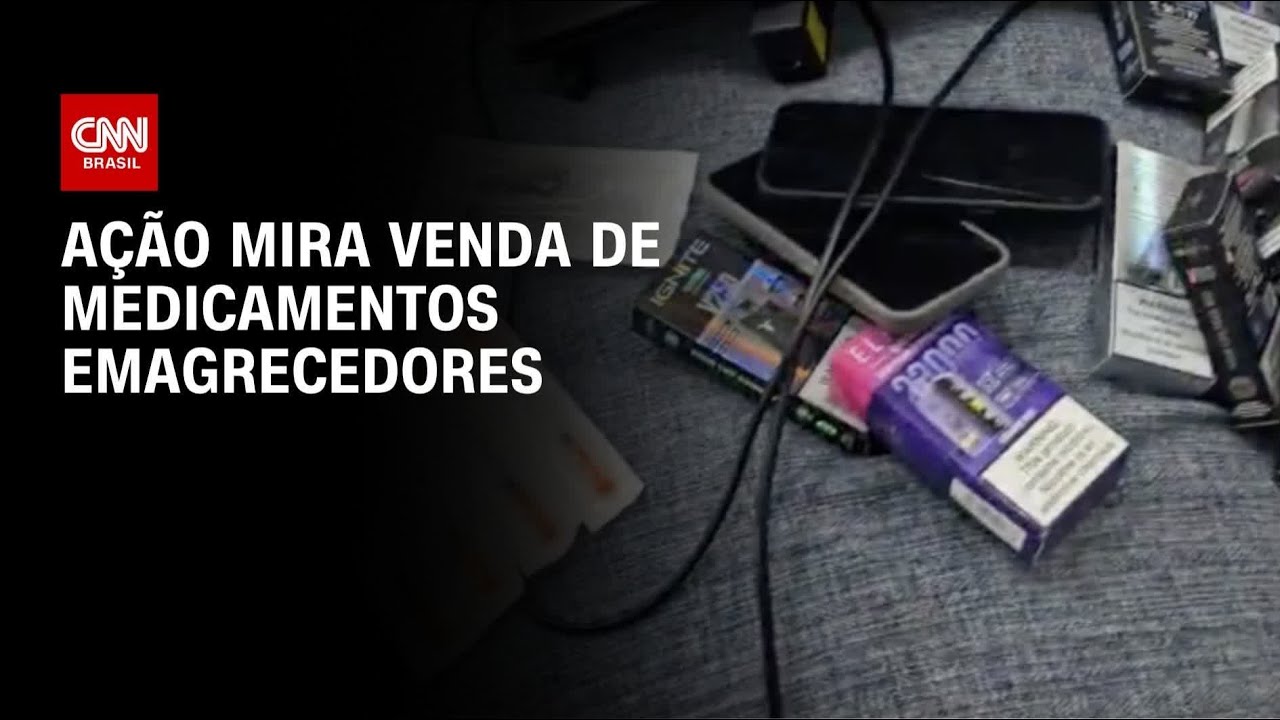 RJ: Operação mira venda ilegal de medicamentos emagrecedores | CNN NOVO DIA