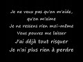Je me perds