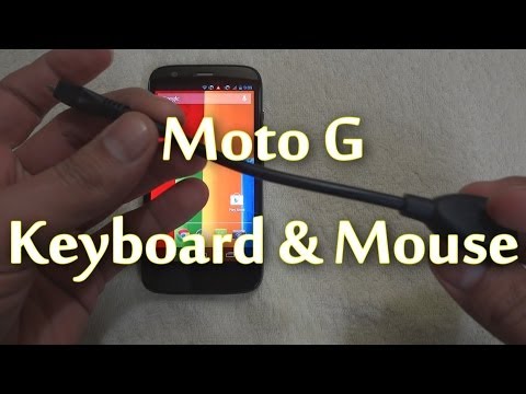 how to connect usb in moto g