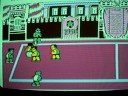 this is the bonus match round in the nes game super dodge ball. you get this round when you clear all countries with no losses or deaths of your players.