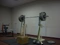 howard asch  435 pound band box squat 