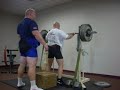 Howard Asch- 435 Pound Band Box Squat.