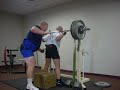 howard asch  435 pound band box squat 