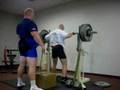 Howard Asch- 435 Pound Band Box Squat.