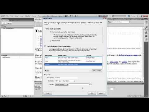 how to define media query in css