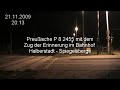 Preußische P8 2455 mit dem Zug der Erinnerung im Bahnhof Halberstadt - Spiegelsberge